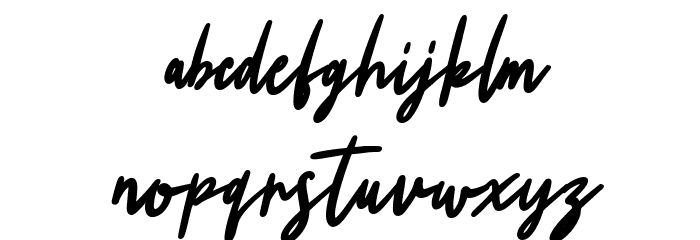 Winterstein Font LOWERCASE