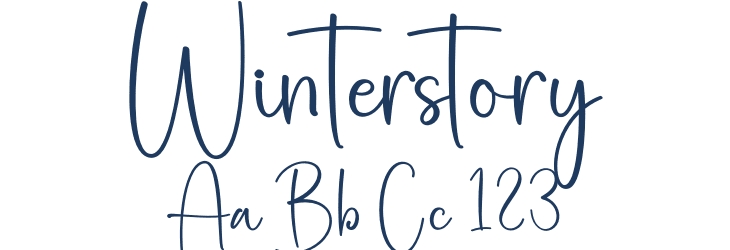Winterstory Font Preview