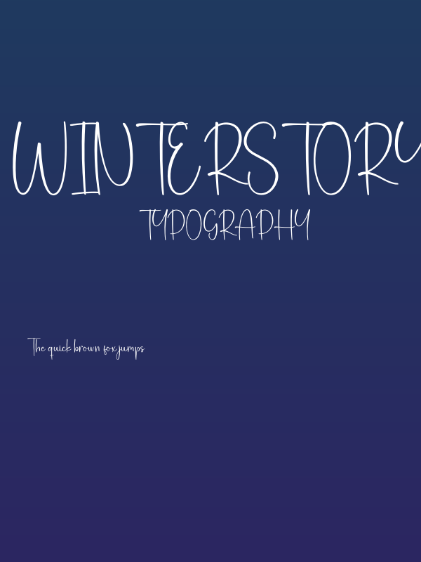 Winterstory Poster