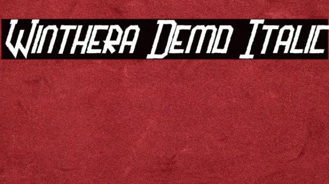 Winthera Demo Italic Example 2