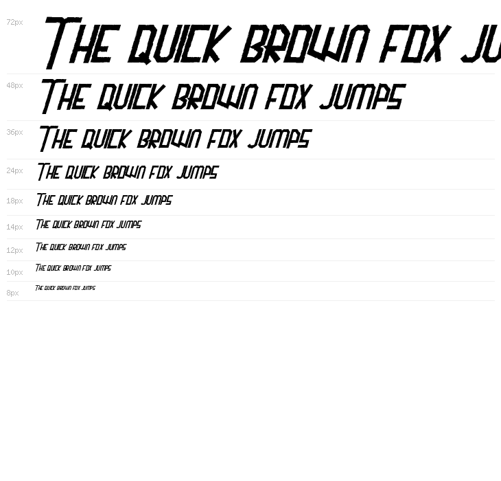 Winthera Demo Italic Waterfall