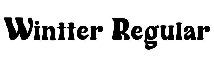 Wintter Regular  Descarca Fonturi Gratis