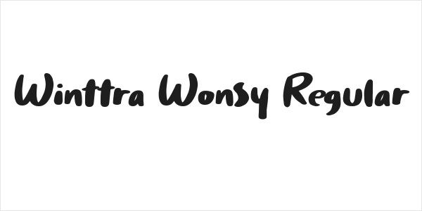 Winttra Wonsy Regular Logo