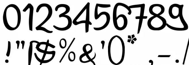 WirWenzlaw Font OTHER CHARS