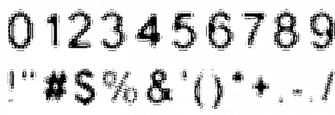 Wire Mush Font OTHER CHARS