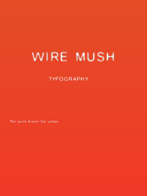Wire Mush Poster