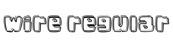 Wire Regular  Fuentes Gratis Descargar