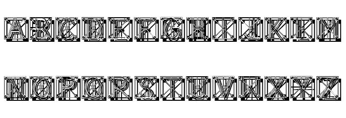Wired Capitals Regular Font OTHER CHARS