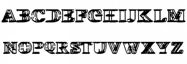 Wireframe-Davenport Schriftart Groß