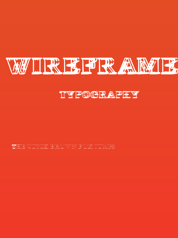 Wireframe-Davenport Poster