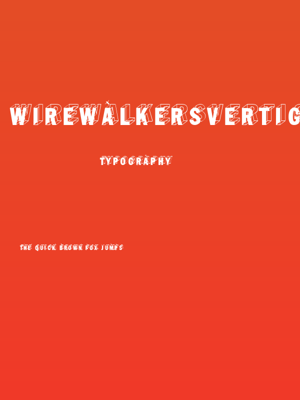 WirewalkersVertigo Poster