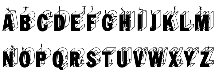WirewalkersVertigo Font LOWERCASE