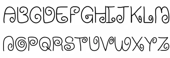 WischyStylus Font Litere mari