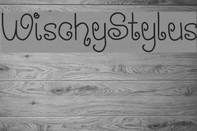 WischyStylus Font examples