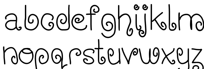 WischyStylus Font LOWERCASE