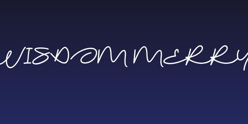 Wisdom Merry Social Header