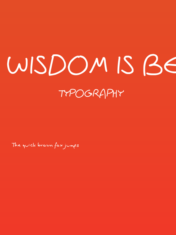 Wisdom is Better Poster