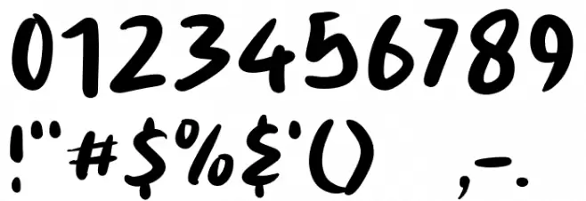 Wisdom Font OTHER CHARS