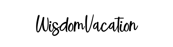 WisdomVacation  Fuentes Gratis Descargar