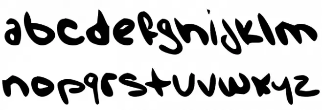 Wise Rabbit Says フォント 大文字