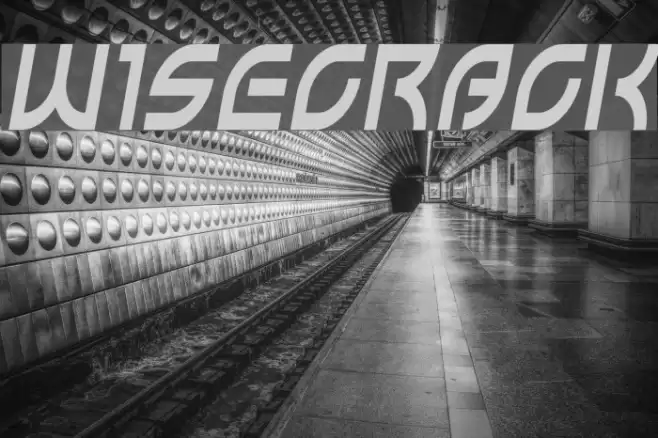 Wisecrack Font examples