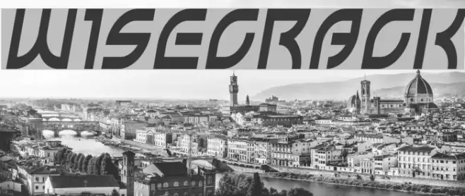 Wisecrack Font examples