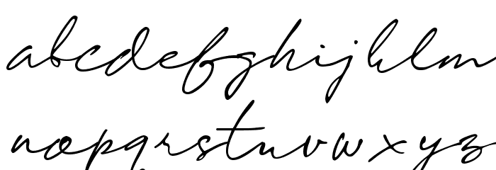 Wish Good Font LOWERCASE