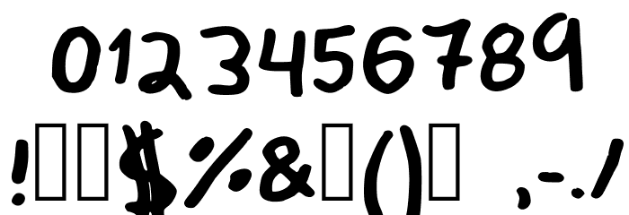 Wish I Knew Regular Font OTHER CHARS