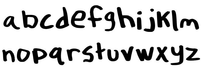 Wish I Knew Regular Font LOWERCASE