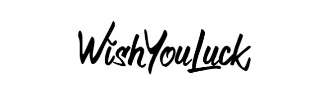 Wish You Luck  Frei Schriftart Herunterladen