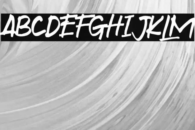 Wish You Luck Font examples