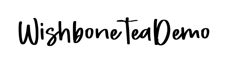 Wishbone Tea Demo  नि: शुल्क फ़ॉन्ट्स डाउनलोड