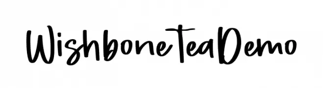 Wishbone Tea Demo  Frei Schriftart Herunterladen
