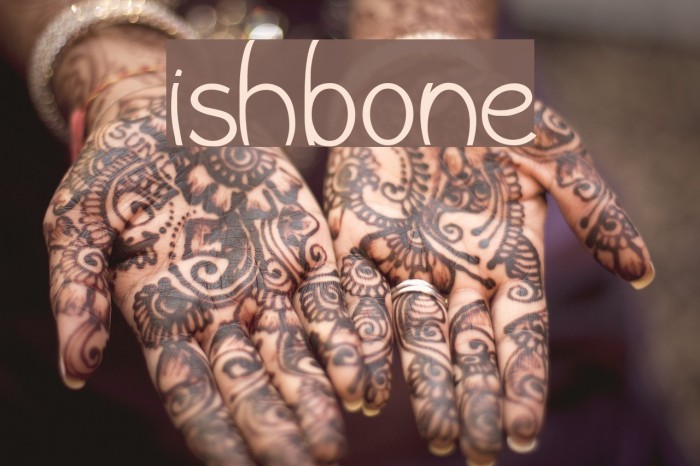 Wishbone Font examples
