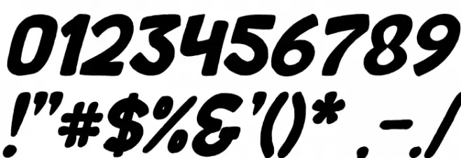 Wishcar Moundy Italic Font OTHER CHARS