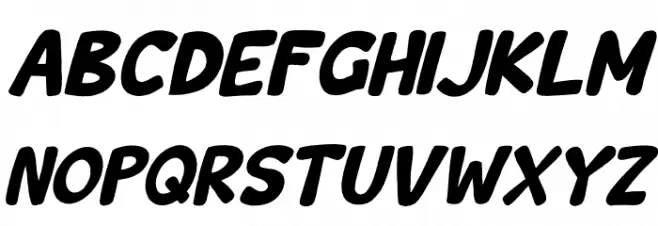 Wishcar Moundy Italic Шрифта ВЕРХНИЙ