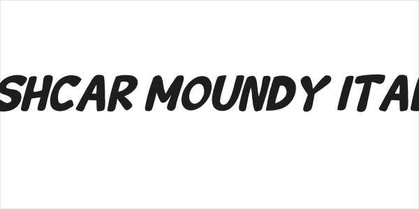 Wishcar Moundy Italic Logo
