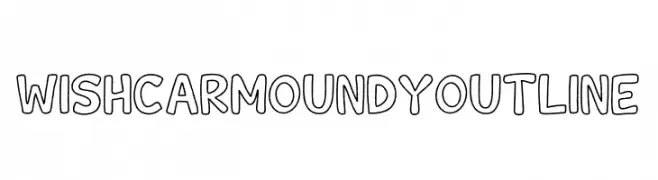 Wishcar Moundy Outline  Frei Schriftart Herunterladen