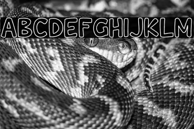 Wishcar Moundy Outline Font examples