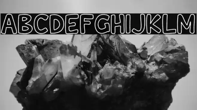 Wishcar Moundy Outline Font examples