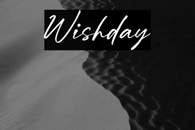 Wishday خط examples