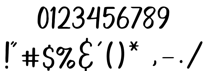 Wished Lovely Script Font OTHER CHARS