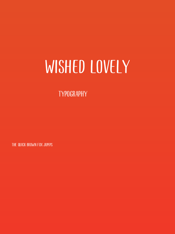 Wished Lovely Poster