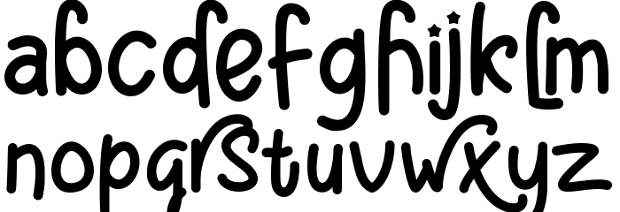Wished Font LOWERCASE