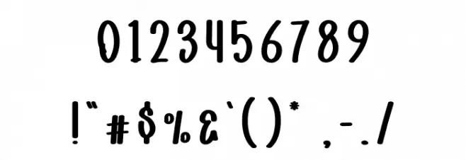 Wishes Christmas Font OTHER CHARS