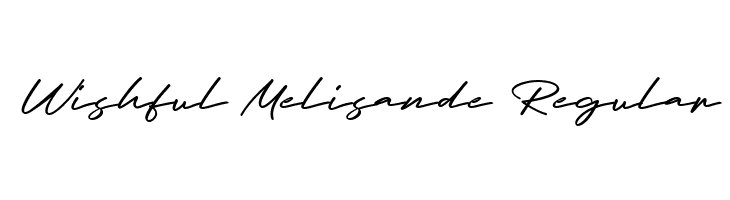 Wishful Melisande Regular  Free Fonts Download