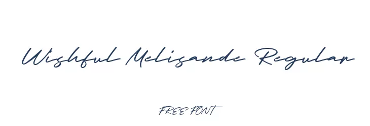 Wishful Melisande Regular  フリーフォントのダウンロード
