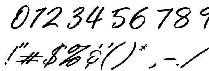 Wishful Melisande Regular Font OTHER CHARS