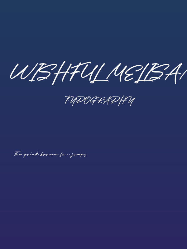 Wishful Melisande Regular Poster