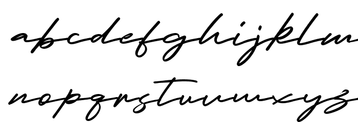 Wishful Melisande Regular Font LOWERCASE